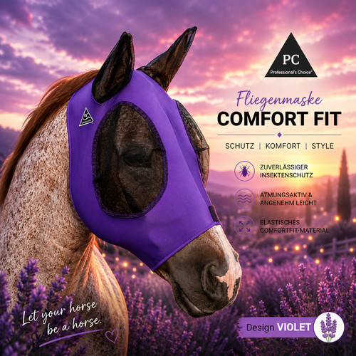 Fliegenmaske pferd lycra ohne - fliegenmaske,